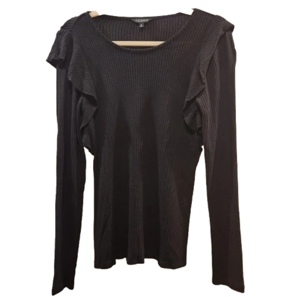 Lucky Brand Versatile Black Sweater Size Medium